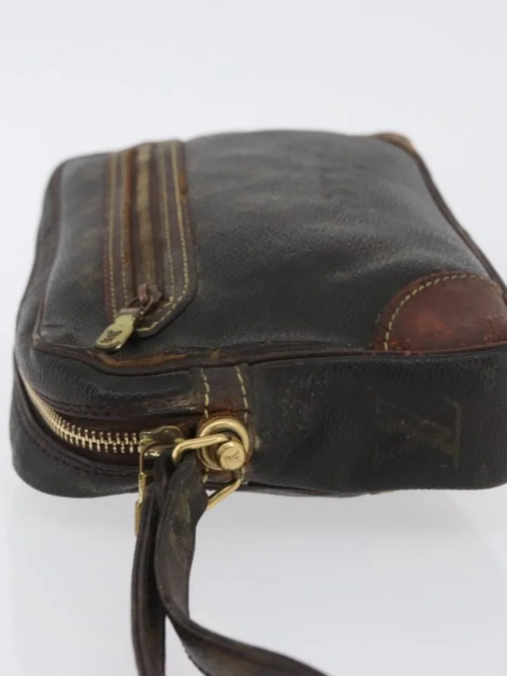 LOUIS VUITTON Monogram Marly Dragonne GM Clutch Bag M51825 LV Auth BA11061